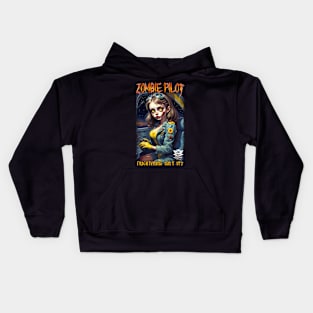 Zombie Pilot 02 Kids Hoodie